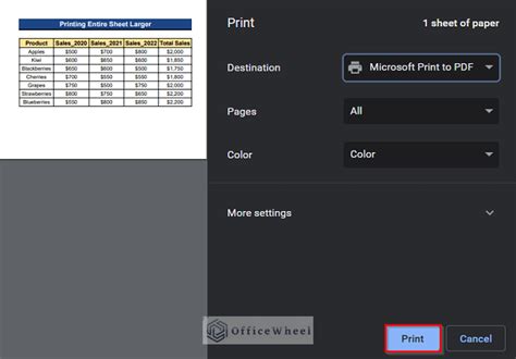 how to print on google sheets and why it's important to understand your printer settings